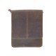 Leather Crossbody Bag Bohemia 18/4, Potato Brown Leather Crossbody Bag Bohemia 18/4, Potato Brown