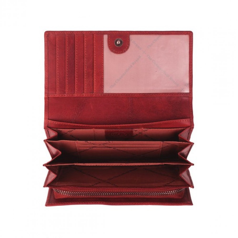 Γυνακείο Δερμάτινο Πορτοφόλι Chesterfield Hampton C08.037304, Κόκκινο Γυνακείο Δερμάτινο Πορτοφόλι Chesterfield Hampton C08.037304, Κόκκινο