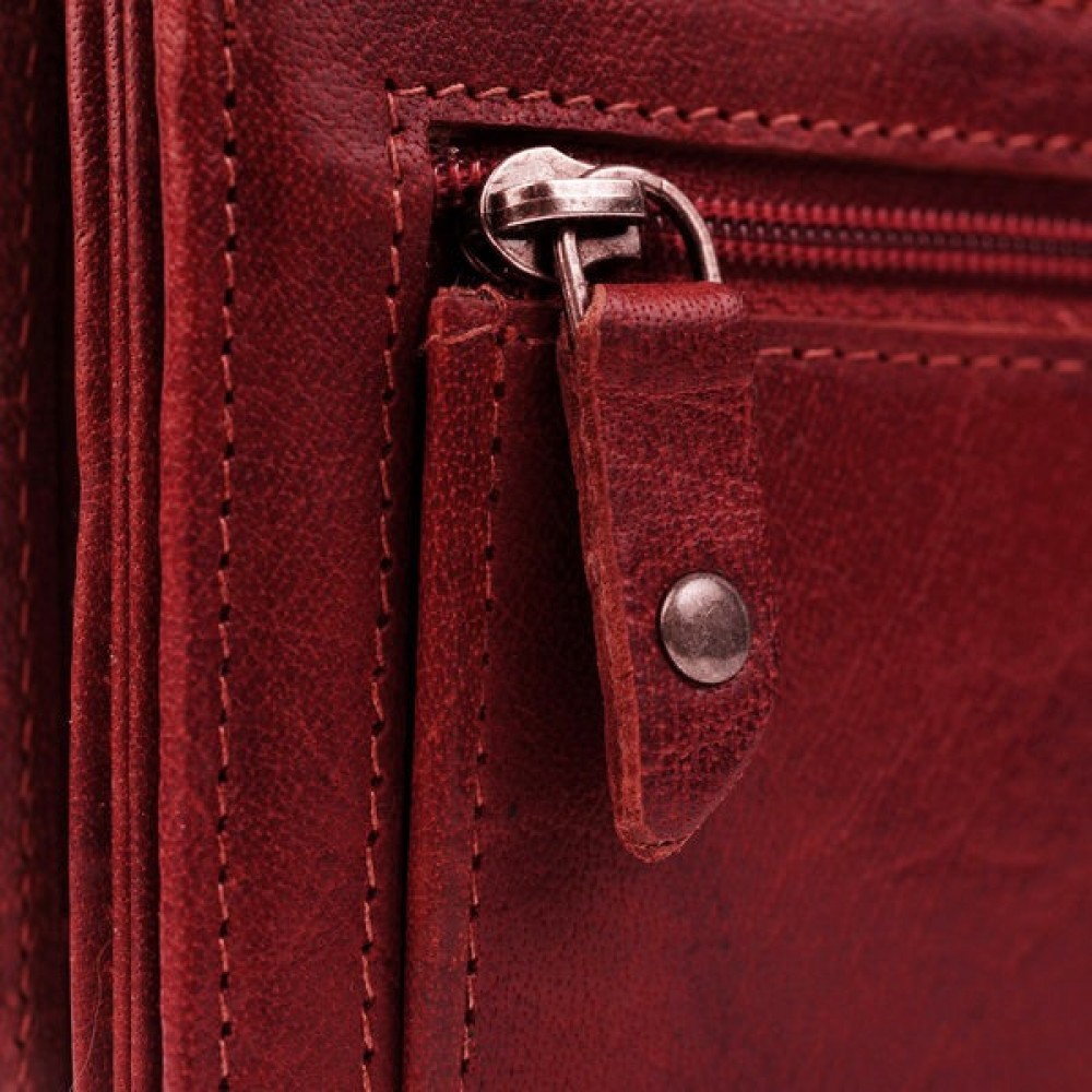 Γυνακείο Δερμάτινο Πορτοφόλι Chesterfield Hampton C08.037304, Κόκκινο Γυνακείο Δερμάτινο Πορτοφόλι Chesterfield Hampton C08.037304, Κόκκινο