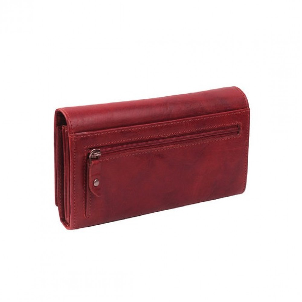 Γυνακείο Δερμάτινο Πορτοφόλι Chesterfield Hampton C08.037304, Κόκκινο Γυνακείο Δερμάτινο Πορτοφόλι Chesterfield Hampton C08.037304, Κόκκινο