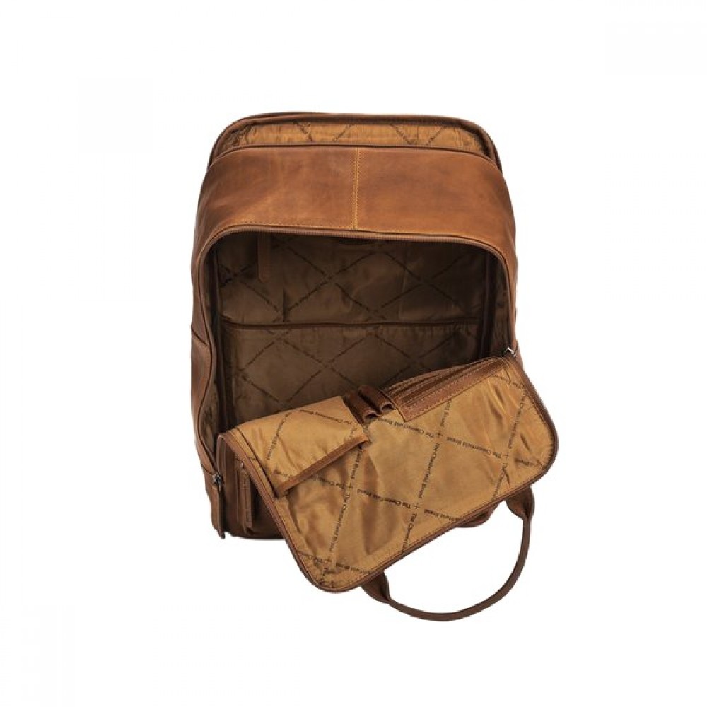 Leather Backpack Chesterfield Belford C58.018331, Cognac