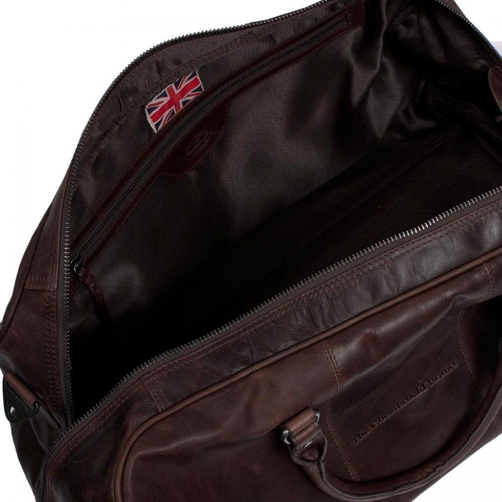 Δερμάτινη Τσάντα Ταξιδίου Chesterfield C20.000401 , Καφέ Δερμάτινη Τσάντα Ταξιδίου Chesterfield C20.000401 , Καφέ