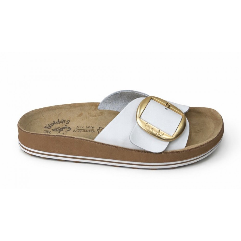 Anatomic Women Leather Sandals Fantasy S360 Lidia, White