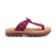 Anatomic Women Leather Sandals Fantasy S9004 Mirabella, Cherry Brush