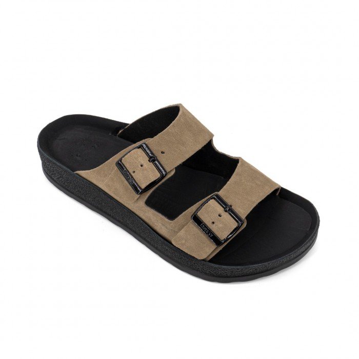 Anatomic Men Leather Sandals Fantasy S001 Leonidas, Beige Castor