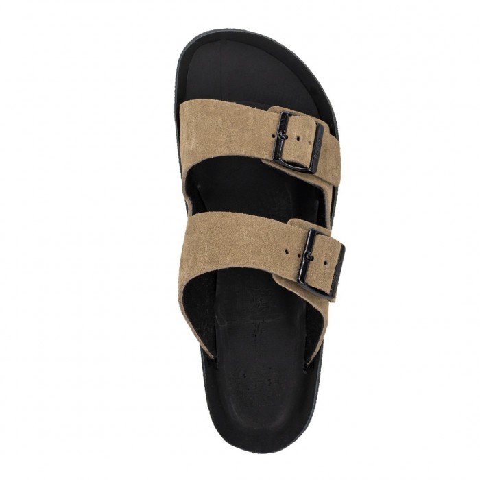 Anatomic Men Leather Sandals Fantasy S001 Leonidas, Beige Castor
