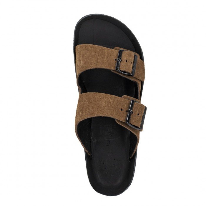 Anatomic Men Leather Sandals Fantasy S001 Leonidas, Brown Castor