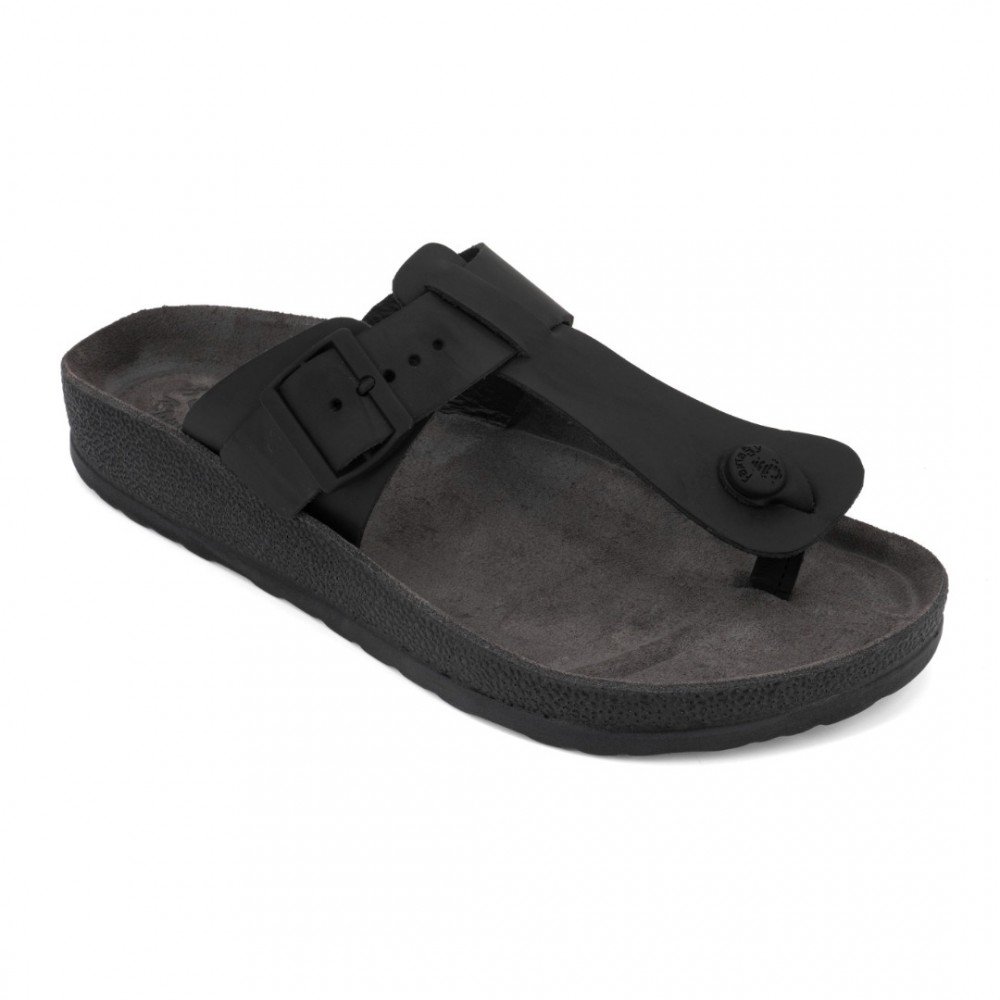 Anatomic Men Leather Sandals Fantasy S003 Adonis, Black Anatomic Men Leather Sandals Fantasy S003 Adonis, Black