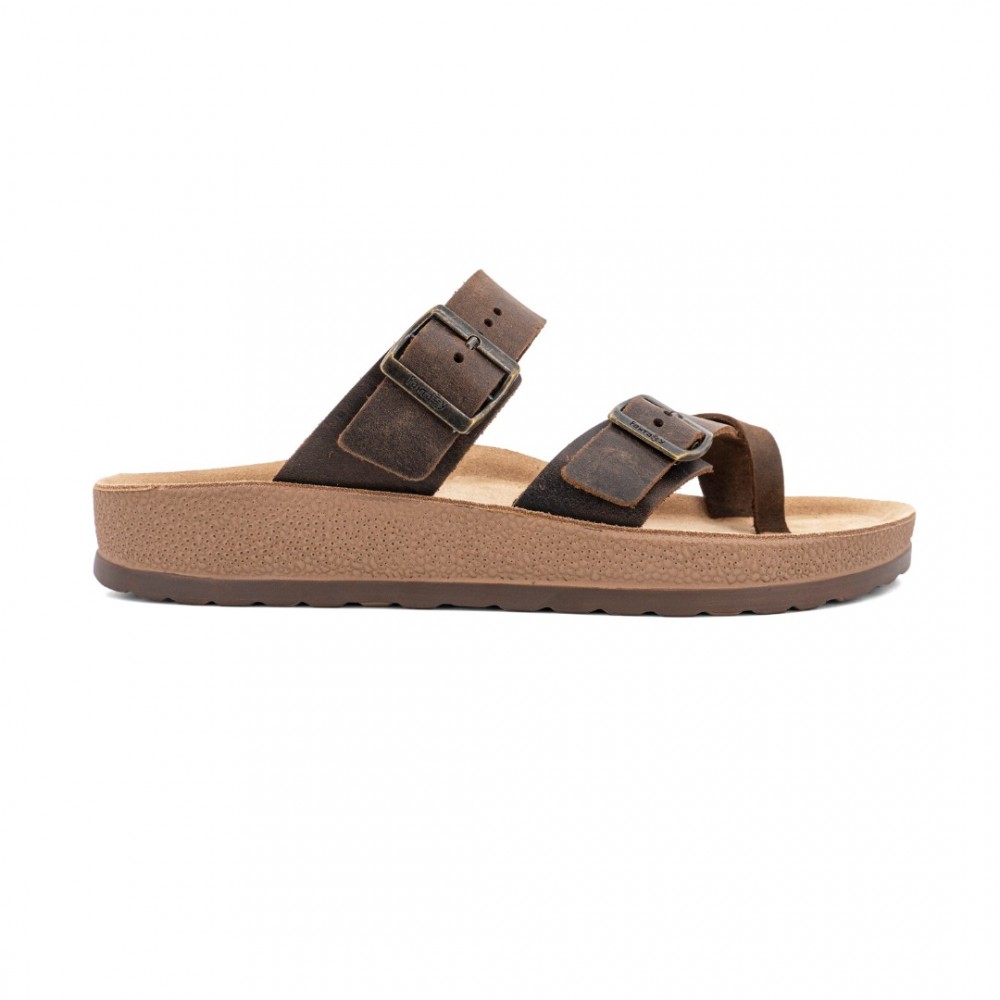 Anatomic Men Leather Sandals Fantasy S005 Aris, Brown
