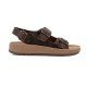 Anatomic Men Leather Sandals Fantasy S004 Hector, Brown
