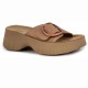 Anatomic Women Leather Platforms Fantasy S2105 Beatrice, Nude