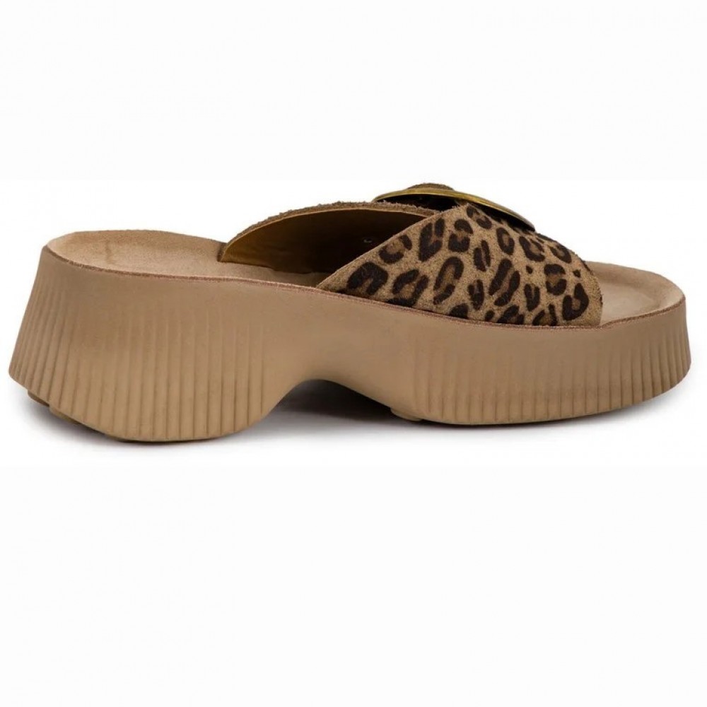 Anatomic Women Leather Platforms Fantasy S2105 Beatrice, Animal Print