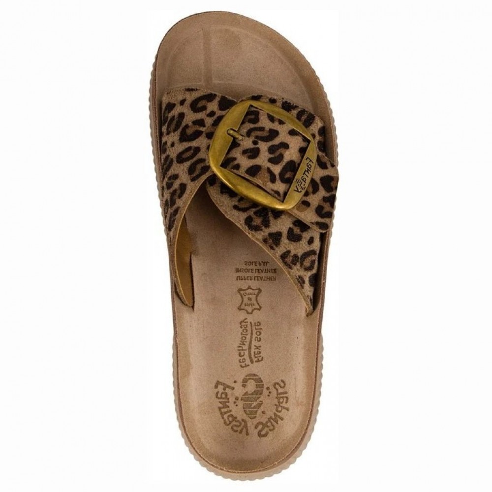 Anatomic Women Leather Platforms Fantasy S2105 Beatrice, Animal Print