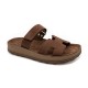 Anatomic Women Leather Sandals Fantasy S347 Bianca, Chocolate Brown