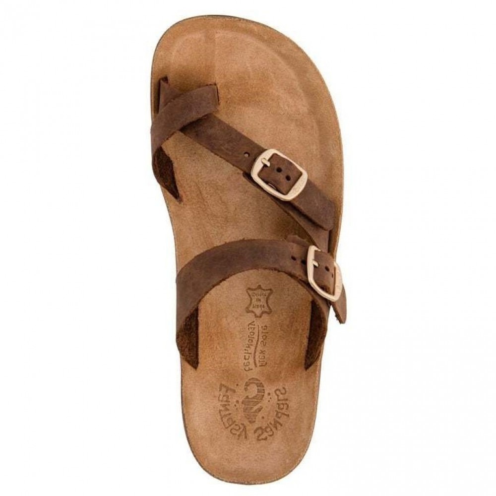 Anatomic Women Leather Sandals Fantasy S346 Caterina, Brown