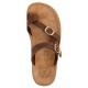 Anatomic Women Leather Sandals Fantasy S346 Caterina, Brown