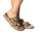 Anatomic Women Leather Sandals Fantasy S310 Despoina, Brown/Tan Raffia