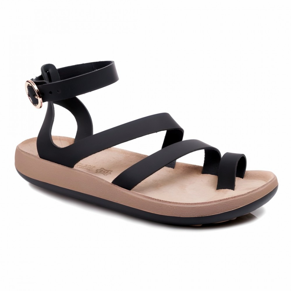 Anatomic Women Leather Sandals Fantasy S928 Sophie, Black