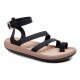 Anatomic Women Leather Sandals Fantasy S928 Sophie, Black