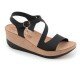 Anatomic Women Leather Platforms Fantasy S5020 Georgia, Black