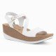 Anatomic Women Leather Platforms Fantasy S5020 Georgia, White Anatomic Women Leather Platforms Fantasy S5020 Georgia, White