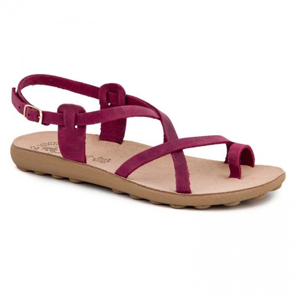 Anatomic Women Leather Sandals Fantasy S406 Lolita, Cherry Brush