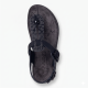 Anatomic Women Leather Sandals Fantasy S9005 Marlena, Black Print