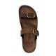 Anatomic Women Leather Sandals Fantasy S365 Marta, Chocolate Brown