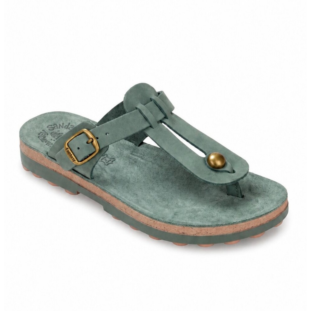 Anatomic Women Leather Sandals Fantasy S9004 Mirabella, Mint Green