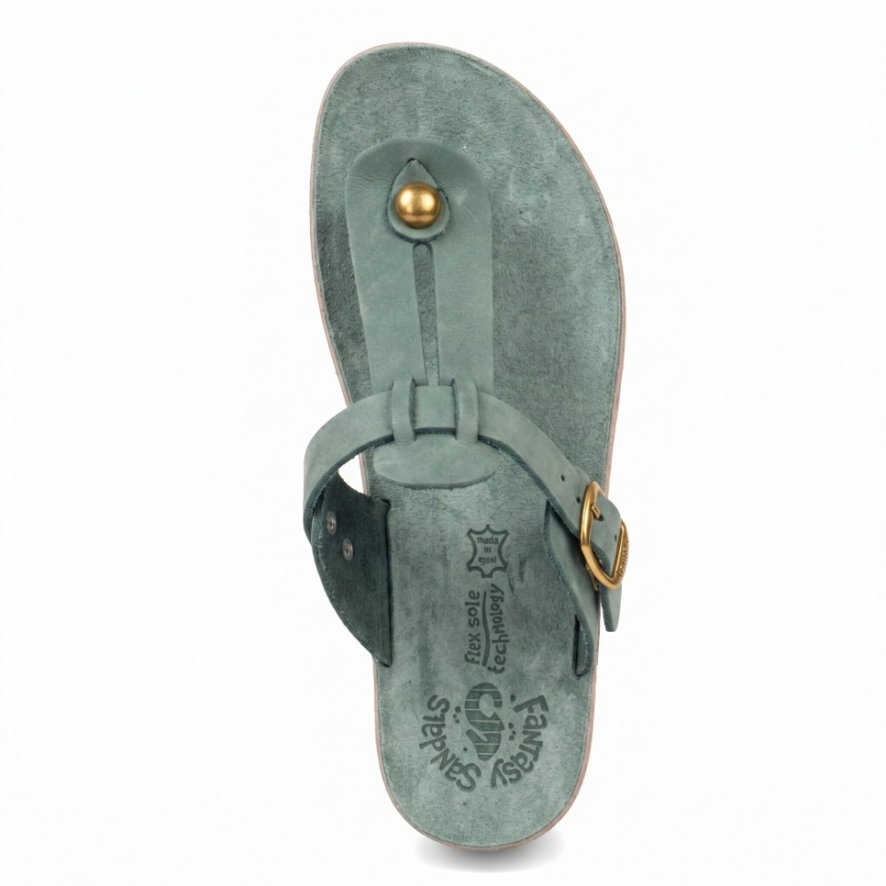 Anatomic Women Leather Sandals Fantasy S9004 Mirabella, Mint Green