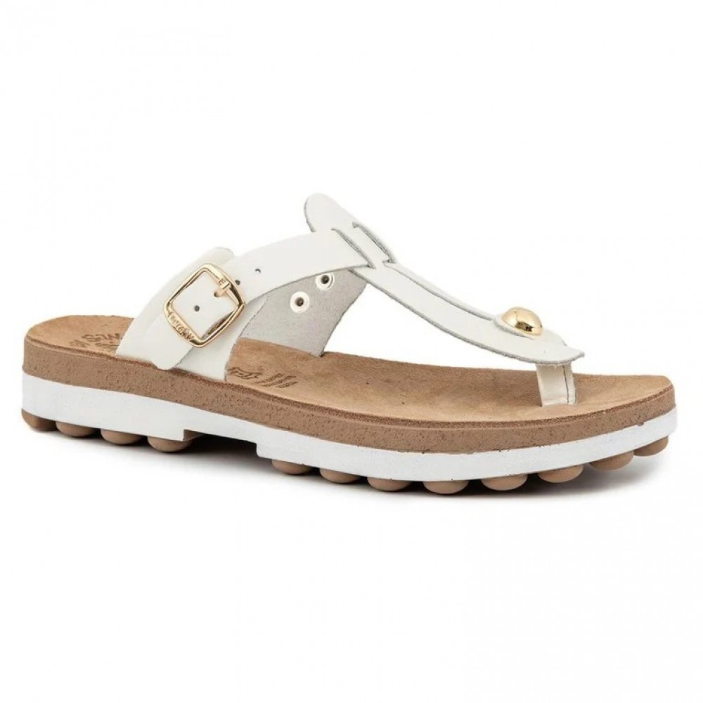 Anatomic Women Leather Sandals Fantasy S9004 Mirabella, White