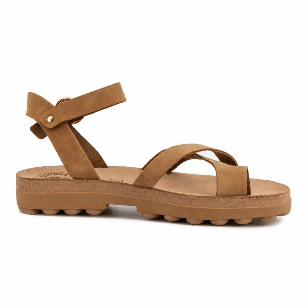 Anatomic Women Leather Sandals Fantasy S9045 River, Mocha