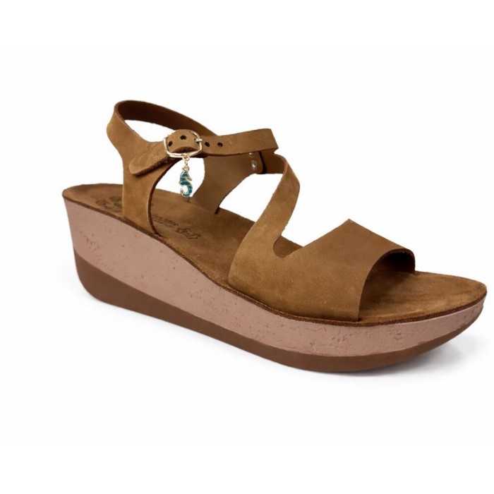 Anatomic Women Leather Platforms Fantasy S5020 Georgia, Mocha