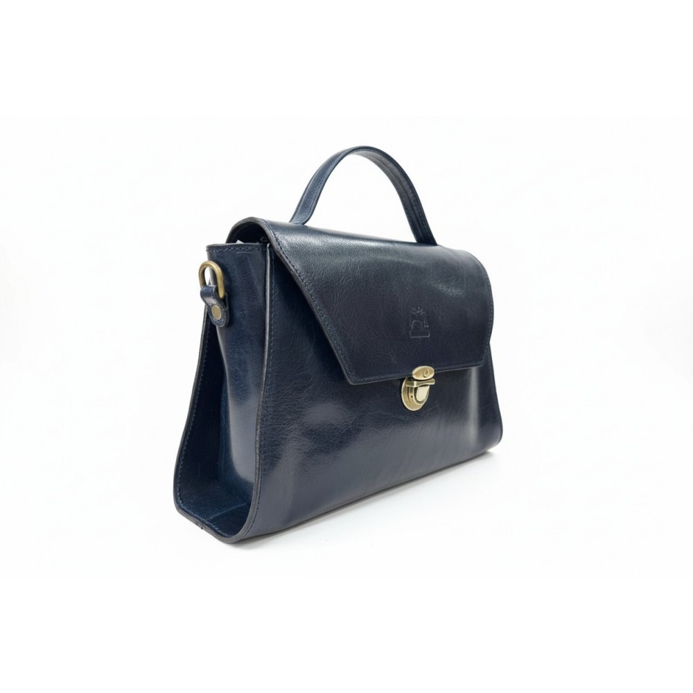 Leather Crossbody Bag Gregory 3390, Dark Blue