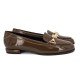 Women Patent Leather Moccasins I ATHENS 203, Brown Women Patent Leather Moccasins I ATHENS 203, Brown