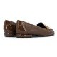 Women Patent Leather Moccasins I ATHENS 203, Brown Women Patent Leather Moccasins I ATHENS 203, Brown