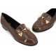 Women Patent Leather Moccasins I ATHENS 203, Brown Women Patent Leather Moccasins I ATHENS 203, Brown