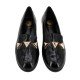 Women Patent Leather Moccasins I ATHENS 203, Black Women Patent Leather Moccasins I ATHENS 203, Black