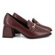 Women Leather Medium Heels I ATHENS 563/5, Bordeaux Women Leather Medium Heels I ATHENS 563/5, Bordeaux