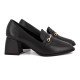Women Leather Medium Heels I ATHENS 563/5, Black Women Leather Medium Heels I ATHENS 563/5, Black