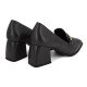 Women Leather Medium Heels I ATHENS 563/5, Black Women Leather Medium Heels I ATHENS 563/5, Black