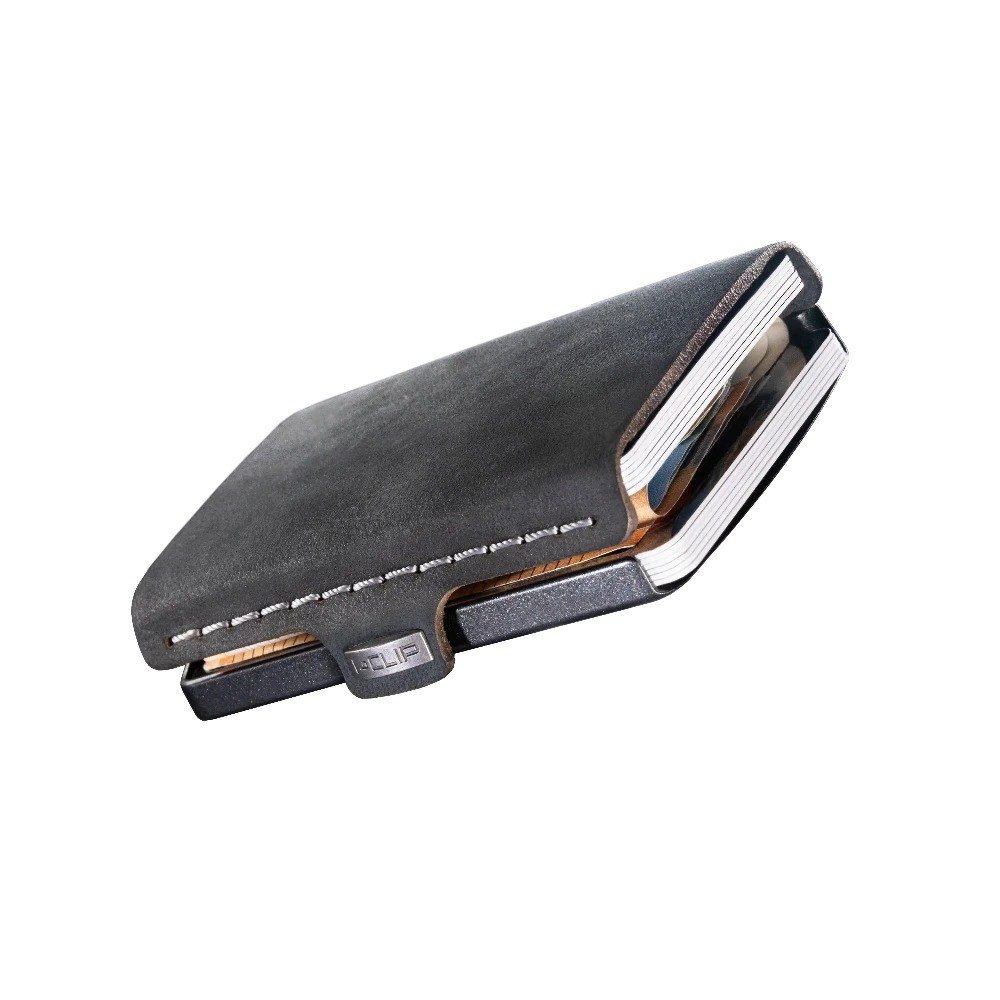 I-CLIP MAX Original Black Smooth Leather Black, Μαύρο I-CLIP MAX Original Black Smooth Leather Black, Μαύρο