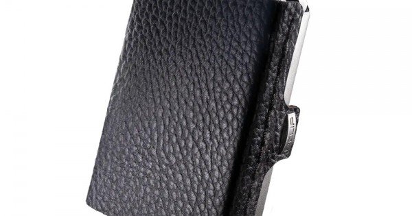 I-CLIP Original Wallet With Coin Pocket – Slim Leather Cardholder & Moneyclip, Handmade In Germany, Black - View #2