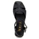 Women Premium Quality Leather Sandals Iris 158-7854, Black