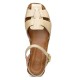 Women Premium Quality Leather Sandals Iris 158-7854, Platinum Gold Women Premium Quality Leather Sandals Iris 158-7854, Platinum Gold