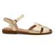 Women Premium Quality Leather Sandals Iris 158-7854, Platinum Gold Women Premium Quality Leather Sandals Iris 158-7854, Platinum Gold
