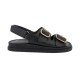 Women Leather Sandals Iris 24/39, Black