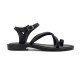 Women Leather Sandals Iris 24/76VM, Black