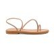 Women Leather Sandals with Strass Iris 4/46VM, Bronze Women Leather Sandals with Strass Iris 4/46VM, Bronze