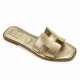 Women Premium Quality Leather Sandals Iris 8/9 PR, Gold